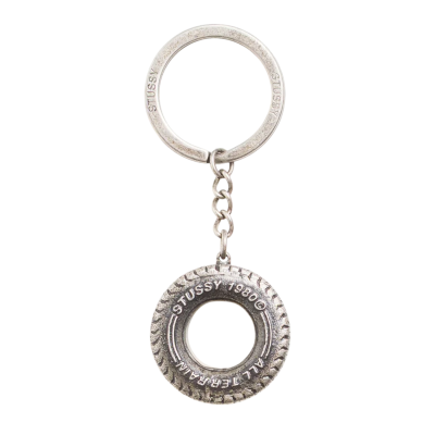 Брелок Stussy Tire Silver купить в интернет-магазине Kicksmania