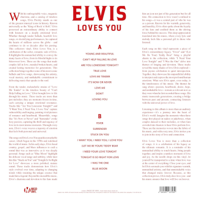 Виниловая Пластинка Elvis Loves You Limited Edition Red Colored купить в интернет-магазине Kicksmania — фото 2