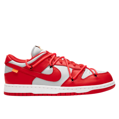 Off-White x Nike Dunk Low University Red купить в интернет-магазине Kicksmania
