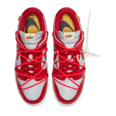 Off-White x Nike Dunk Low University Red купить в интернет-магазине Kicksmania — фото 3