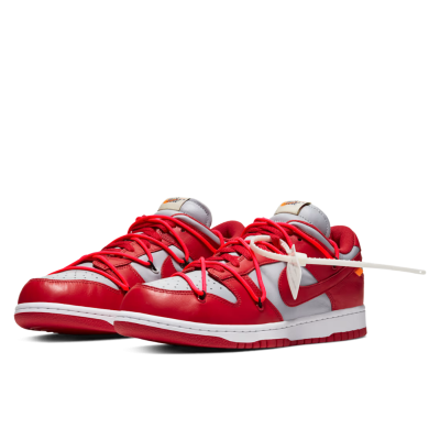 Off-White x Nike Dunk Low University Red купить в интернет-магазине Kicksmania — фото 2