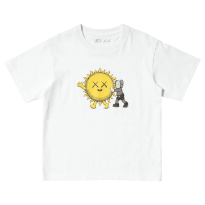 Футболка Kaws x Uniqlo Universe UT Kids Graphic Sun купить в интернет-магазине Kicksmania