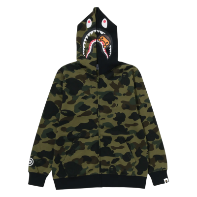 Толстовка Bape Kids 1st Camo Milo Shark Zip купить в интернет-магазине Kicksmania