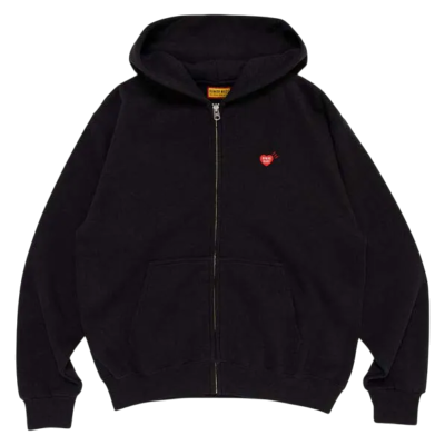 Толстовка Human Made Classic Zip-Up Black купить в интернет-магазине Kicksmania