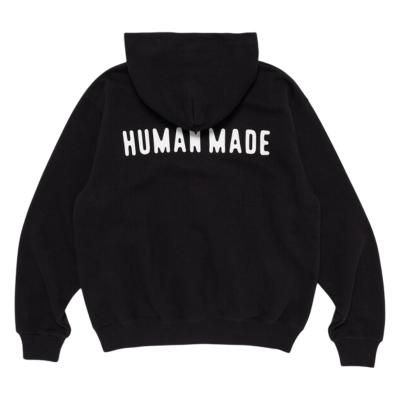 Толстовка Human Made Classic Zip-Up Black купить в интернет-магазине Kicksmania — фото 2