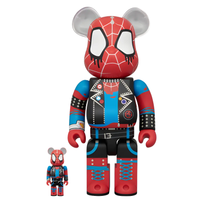 Bearbrick Spider-Punk 400% + 100% купить в интернет-магазине Kicksmania