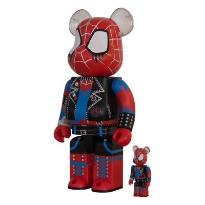 Bearbrick Spider-Punk 400% + 100% купить в интернет-магазине Kicksmania — фото 2