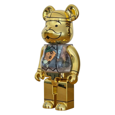 Bearbrick Monopoly Gold 400% купить в интернет-магазине Kicksmania — фото 2