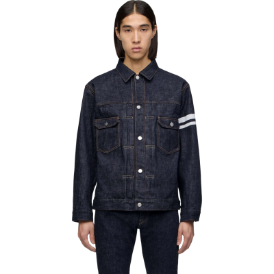 Джинсовая Куртка Momotaro Jeans Classic Denim Jacket #002 Indigo 15.7oz купить в интернет-магазине Kicksmania — фото 3