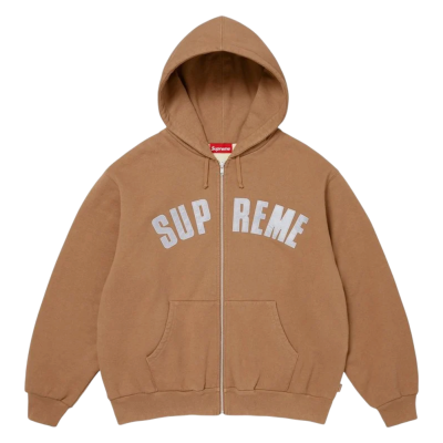 Толстовка Supreme Arc Thermal Lined Zip Up Beige купить в интернет-магазине Kicksmania