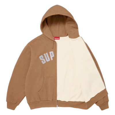 Толстовка Supreme Arc Thermal Lined Zip Up Beige купить в интернет-магазине Kicksmania — фото 2