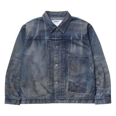 Джинсовая Куртка NEIGHBORHOOD SAVAGE DENIM TYPE-1 INDIGO купить в интернет-магазине Kicksmania