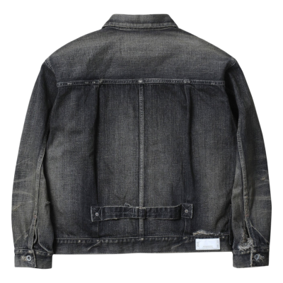 Куртка NEIGHBORHOOD SAVAGE DENIM TYPE-1 BLACK купить в интернет-магазине Kicksmania — фото 2