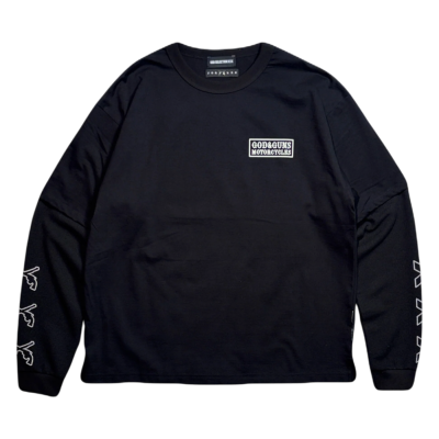 Лонгслив God Selection XXX CIRCLE LOGO LAYERED Black купить в интернет-магазине Kicksmania