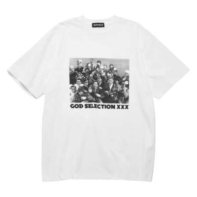 ФУТБОЛКА GOD SELECTION XXX PAPARAZZI LOGO PHOTO WHITE купить в интернет-магазине Kicksmania
