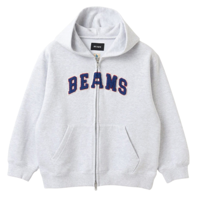 Толстовка Beams KIDS Basic Ash ZIP Grey купить в интернет-магазине Kicksmania