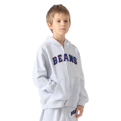 Толстовка Beams KIDS Basic Ash ZIP Grey купить в интернет-магазине Kicksmania — фото 4