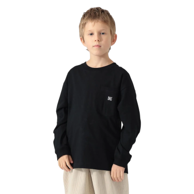 Лонгслив Beams KIDS Pocket Black купить в интернет-магазине Kicksmania — фото 3