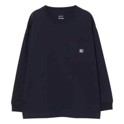 Лонгслив Beams KIDS Pocket Navy купить в интернет-магазине Kicksmania