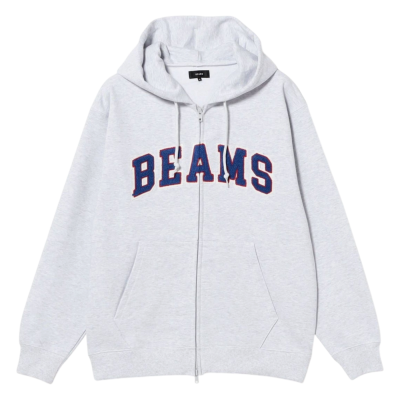 Толстовка Beams Basic ZIP Ash Grey купить в интернет-магазине Kicksmania