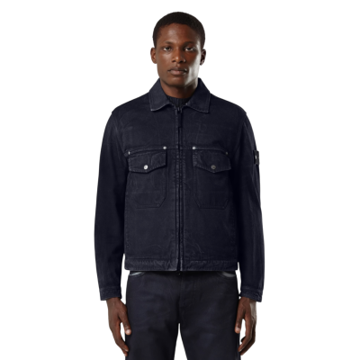 Джинсовая Куртка STONE ISLAND HAND SPRAYED REFLECTIVE LIGHT BULL DENIM-TC SLATE BLUE купить в интернет-магазине Kicksmania — фото 2