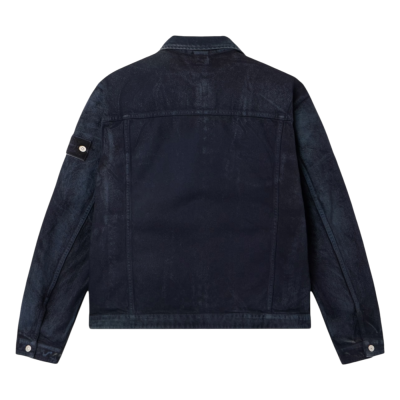 Джинсовая Куртка STONE ISLAND HAND SPRAYED REFLECTIVE LIGHT BULL DENIM-TC SLATE BLUE купить в интернет-магазине Kicksmania — фото 3