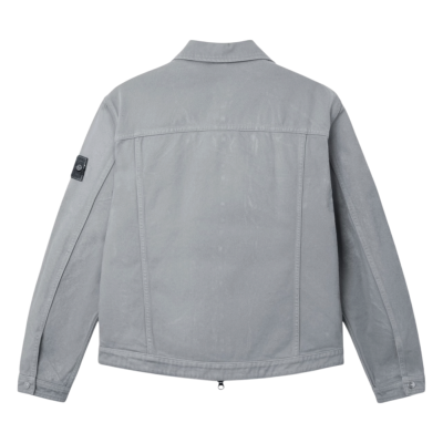 Джинсовая Куртка STONE ISLAND CORRODED REFLECTIVE LIGHT BULL DENIM-TC GREY купить в интернет-магазине Kicksmania — фото 2
