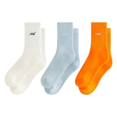 Носки Kith Lightweight Cotton Classic Socks 3-pack WBO купить в интернет-магазине Kicksmania