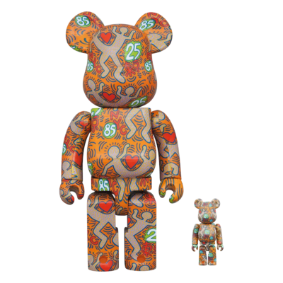 BearBrick Keith Haring Special 400% + 100% купить в интернет-магазине Kicksmania