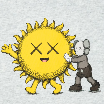 Свитшот Kaws x Uniqlo Universe UT Kids Graphic Sun купить в интернет-магазине Kicksmania — фото 4