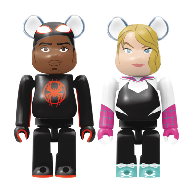 BearBrick Spider-Man Across the Spider-Verse 100% 2-pack купить в интернет-магазине Kicksmania