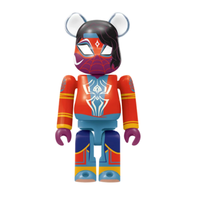 Брелок BearBrick Spider-Man Across the Spider-Verse 100% #9 купить в интернет-магазине Kicksmania