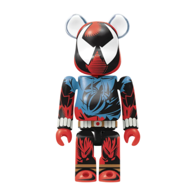 Брелок BearBrick Spider-Man Across the Spider-Verse 100% #10 купить в интернет-магазине Kicksmania