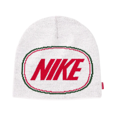 Шапка Supreme x Nike Oval Beanie White купить в интернет-магазине Kicksmania