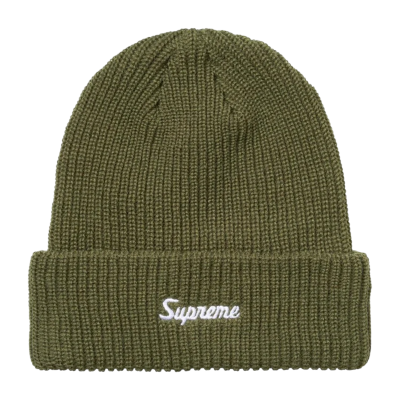 Шапка Supreme Loose Gauge Beanie Olive купить в интернет-магазине Kicksmania
