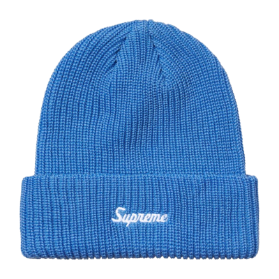 Шапка Supreme Loose Gauge Beanie Blue купить в интернет-магазине Kicksmania