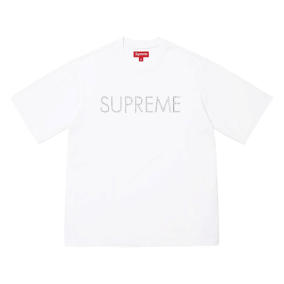 Футболка Supreme Heart Studded S/S Top White купить в интернет-магазине Kicksmania