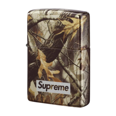 Зажигалка Supreme x Zippo Camo Logo купить в интернет-магазине Kicksmania