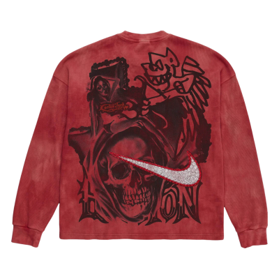 Лонгслив Cactus Jack x Nike Tie Dye Thermal Rhinestone купить в интернет-магазине Kicksmania — фото 2