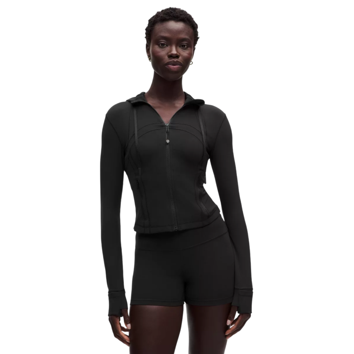 Куртка Lululemon Define Cropped Hooded Nulu Black купить в интернет-магазине Kicksmania