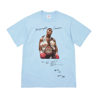 Футболка Supreme x Martine Rose Champion Light Blue купить в интернет-магазине Kicksmania