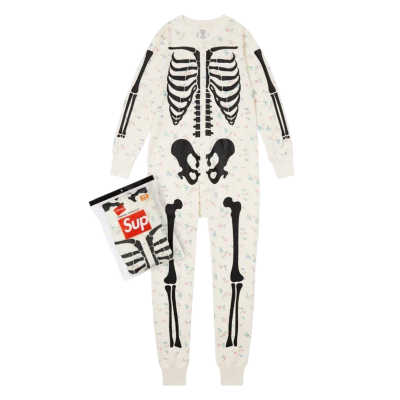 Комплект Термобелья Supreme x Hanes Bones Thermal Union White купить в интернет-магазине Kicksmania