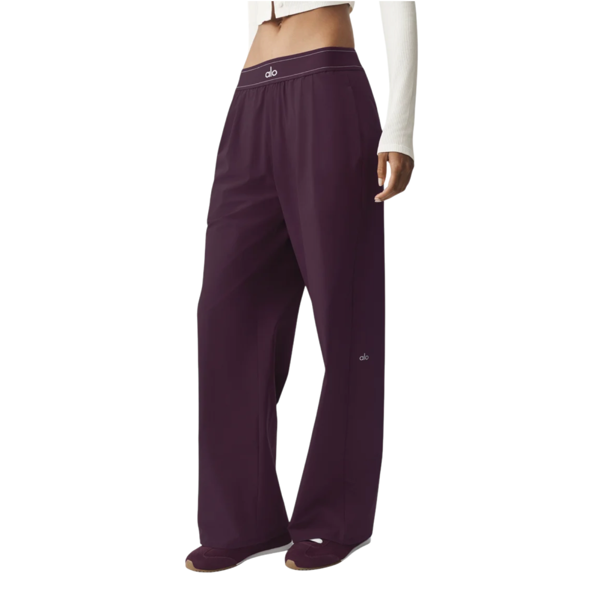 Брюки Alo Yoga Suit Up Regular Rich Bordeaux купить в интернет-магазине Kicksmania