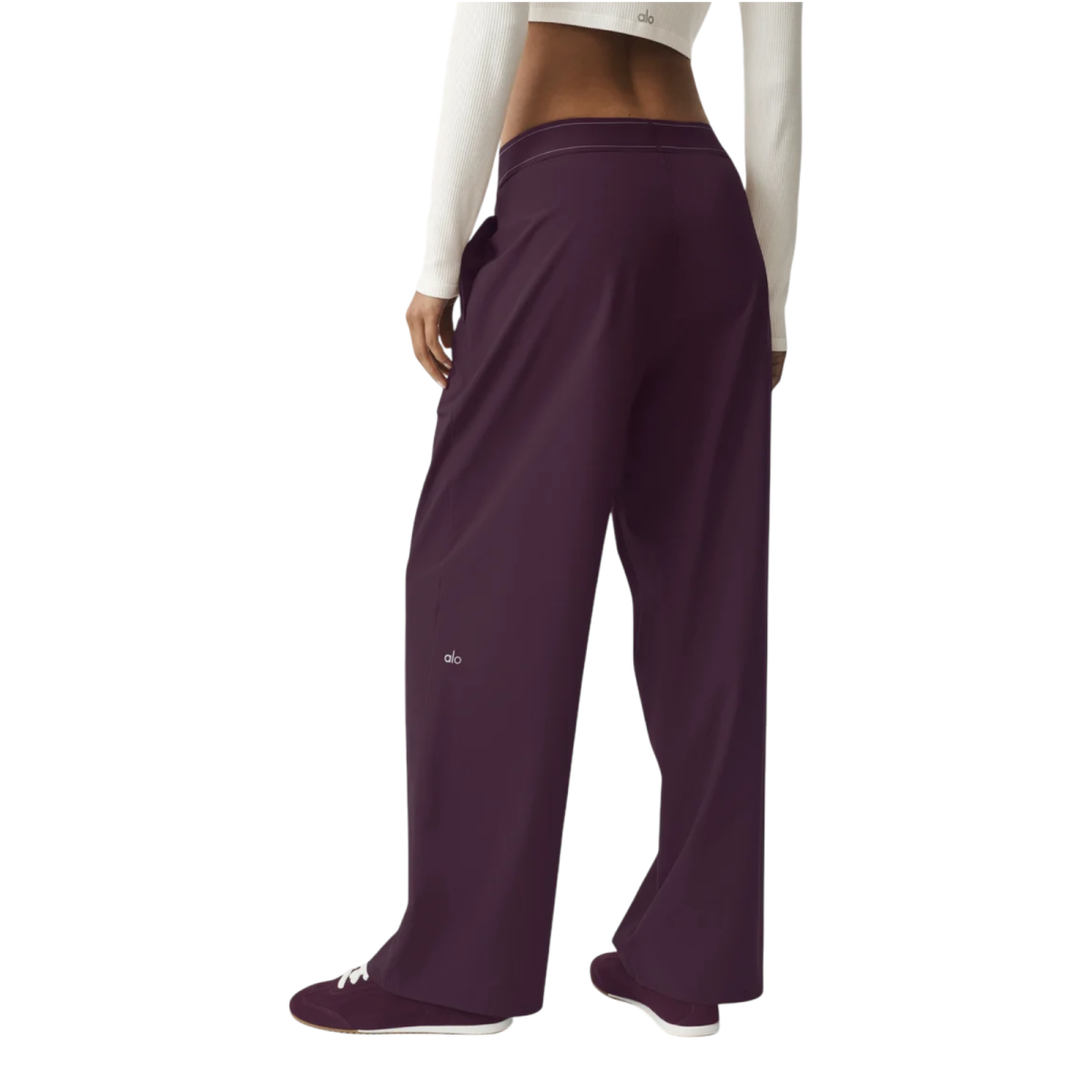 Брюки Alo Yoga Suit Up Regular Rich Bordeaux купить в интернет-магазине Kicksmania — фото 2