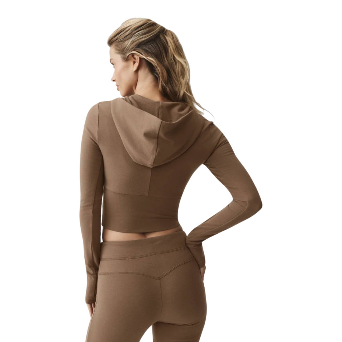 Толстовка Alo Yoga Sway Full Zip Java Brown купить в интернет-магазине Kicksmania — фото 2