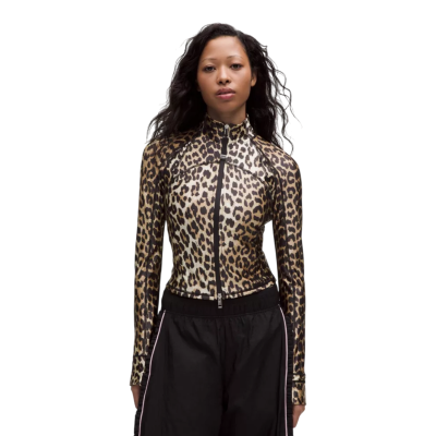 Лонгслив Lululemon x Ganni Leopard купить в интернет-магазине Kicksmania