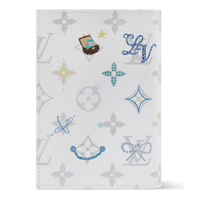 Обложка Для Паспорта Louis Vuitton Monogram Christmas White купить в интернет-магазине Kicksmania — фото 2