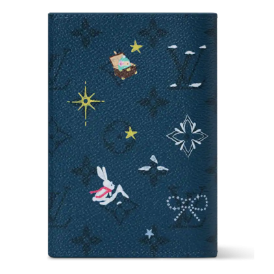 Обложка Для Паспорта Louis Vuitton Monogram Night Blue Christmas купить в интернет-магазине Kicksmania — фото 2