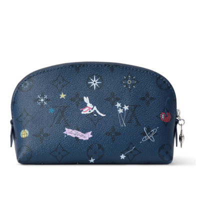 Косметичка Louis Vuitton Small Pouch Night Blue Christmas купить в интернет-магазине Kicksmania — фото 2