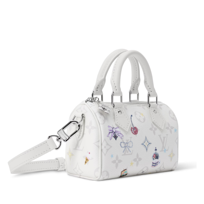 Сумка Louis Vuitton Speedy Nano Monogram White Christmas купить в интернет-магазине Kicksmania — фото 2